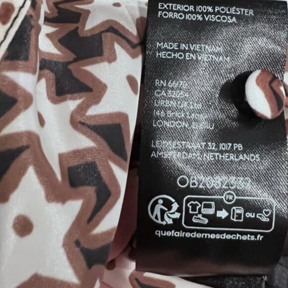 Brand New BY ANTHROPOLOGIE 3/4-Sleeve Mock-Neck Swing Mini Dress - Picture 7 of 11